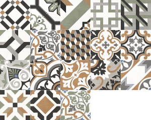 Дизайн Микс 1 / Design Mix 1 GP2020DMX31 керамогранит матовый 200*200