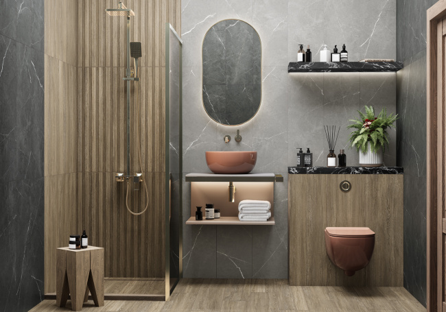 Фотография Коллекции Woodstyle керамической плитки для ванной от производителя - Alma Ceramica, в интернет магазине Casa-Ceramica