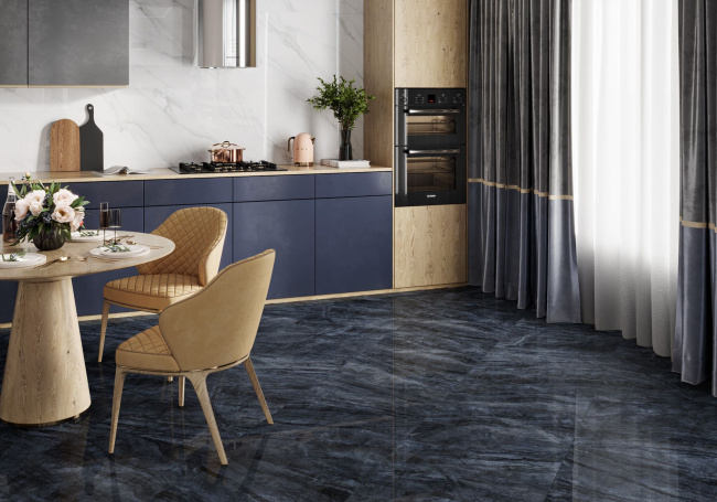 Фотография Коллекции Cuba Blue Керамогранита и керамической плитки от производителя - Alma Ceramica, в интернет магазине Casa-Ceramica